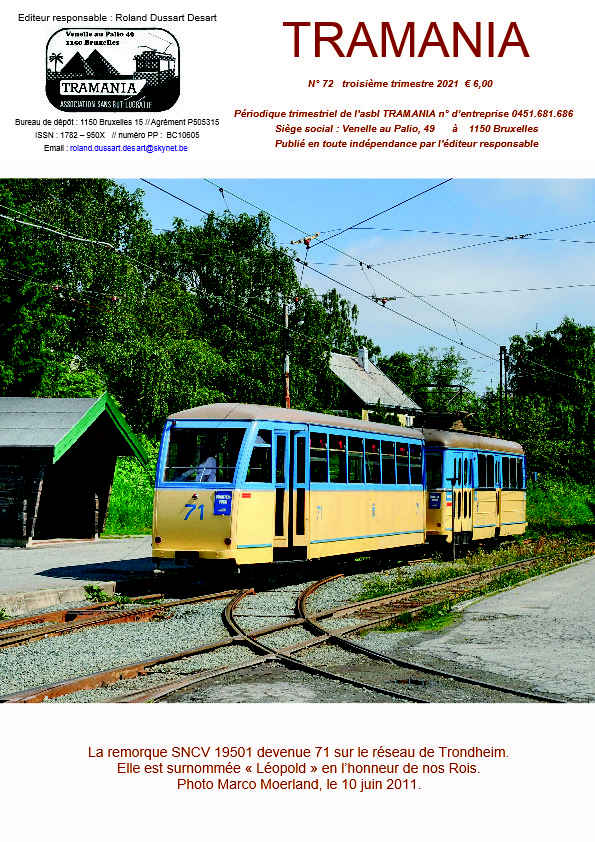 TRAMANIA asbl - sponsoring, buurtspoorwegen restauratie